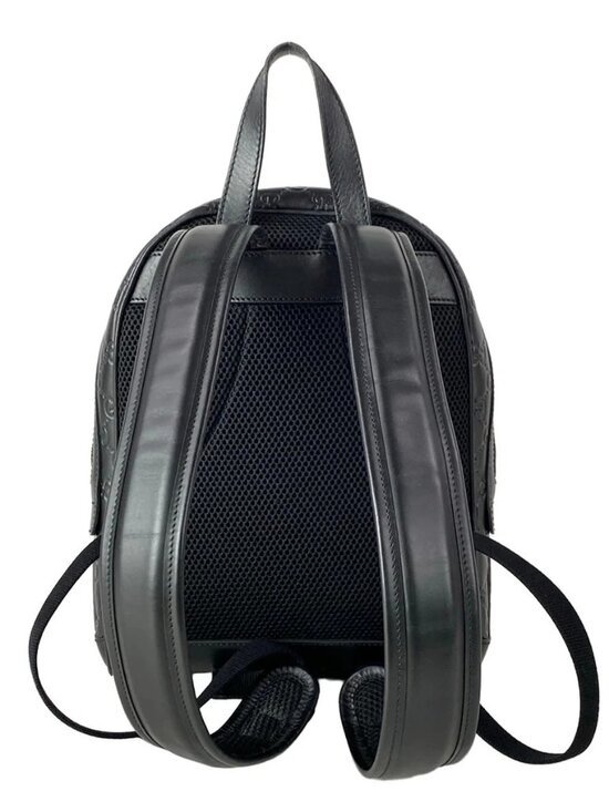 GUCCI Guccissima 450967 Black Leather Backpack main image 15